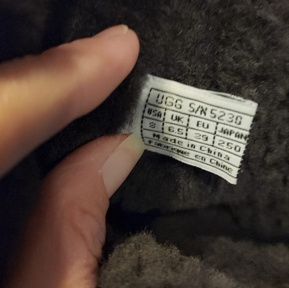 Ugg Appalachian Uptown Moccasin Size 8 Knee High Lace Up Lt Brn W Drk Brn Fur - Picture 6 of 7